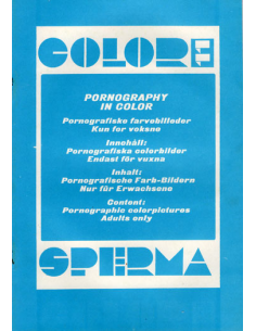 Color Sperma 11 - Presented in new condition - Original CCC Print