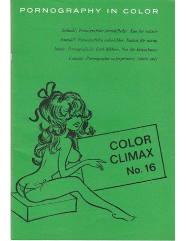 Color Climax 16 ( middle page covered in permanent marker, otherwise mint condition)