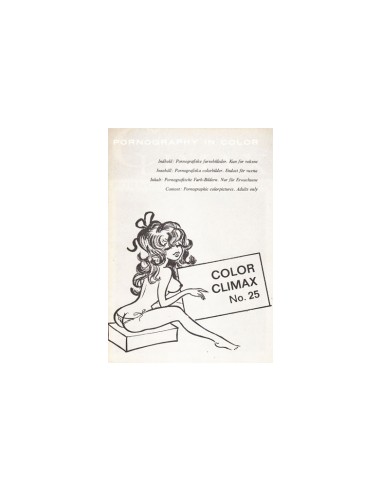 Color Climax 25  - Presented in new condition - Original CCC Print