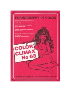 Color Climax 63  - Presented in new condition - Original CCC Print