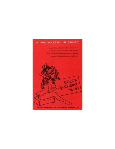 Color Climax 63 - Presented in new condition - Original CCC Print